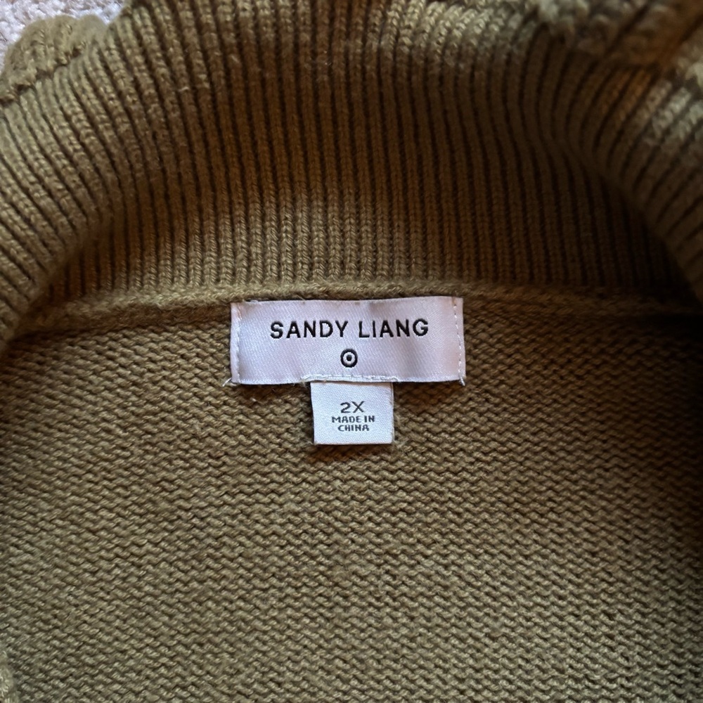 Sandy Liang x Target Olive Knit Sweater - Picture 4 of 6
